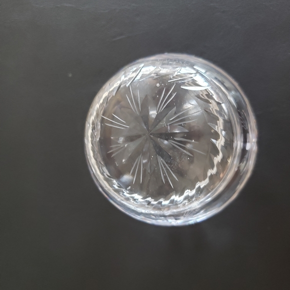 Vintage cut glass trinket holder - Picture 2 of 6